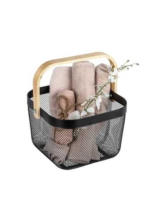 Cesta de Baño con Asa Bambusa 24755 [LOTE DE 2 Unidades] WENKO