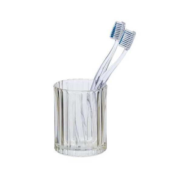 Vaso de Dientes Vetro, Marrón 24388 [LOTE DE 4 Unidades] WENKO