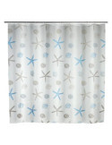 Cortina de Ducha 180X200 Peva Bella Mare 22490100 [LOTE DE 2 Unidades] WENKO