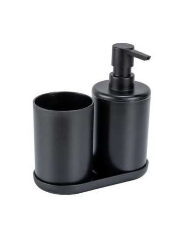 Set de Baño 3UDS Fano Negro Allstar 70345400 [LOTE DE 6 Unidades] WENKO