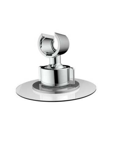 Soporte Cabezal Ducha 360 8X7.5X8CM Cromo [LOTE DE 2 Unidades] WENKO