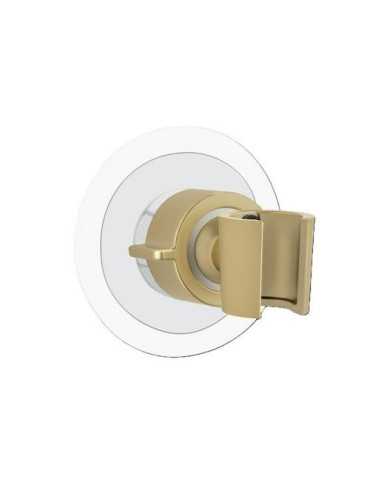 Soporte Cabezal Ducha 360 8X7.5X8CM Oro Mate [LOTE DE 2 Unidades] WENKO