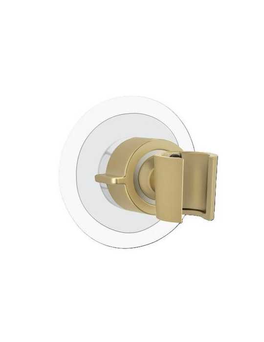Soporte Cabezal Ducha 360 8X7.5X8CM Oro Mate [LOTE DE 2 Unidades] WENKO