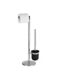 Portarrollos Escobillero Baño Pie Parus 21836 [LOTE DE 2 Unidades] WENKO