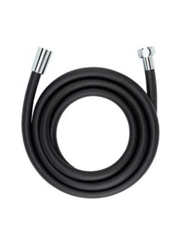 Flexo Ducha Design 175CM Negro Mate 24007 [LOTE DE 2 Unidades] WENKO