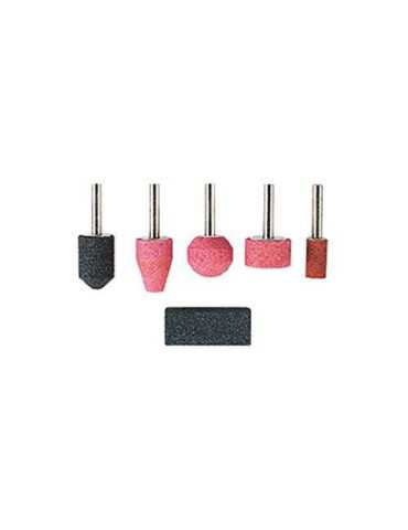 Muela VASTAGO-6 mm Surt (BL.-5) 2144000 [LOTE DE 2 Unidades] WOLFCRAFT