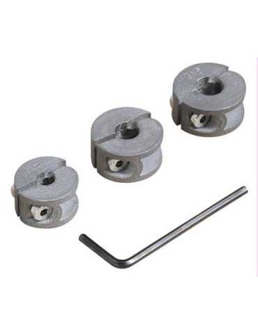 Topes Profundidad 6-8-10 mm (BL.-3) 2755000 [LOTE DE 4 Unidades] WOLFCRAFT