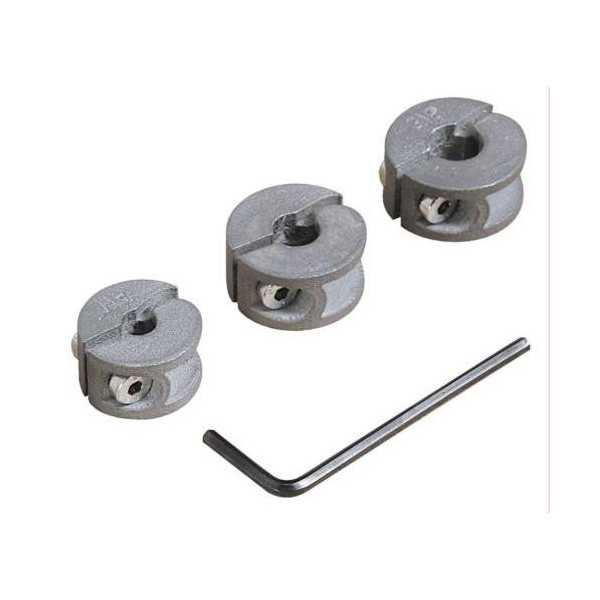 Topes Profundidad 6-8-10 mm (BL.-3) 2755000 [LOTE DE 4 Unidades] WOLFCRAFT