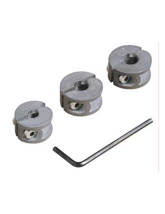 Topes Profundidad 6-8-10 mm (BL.-3) 2755000 [LOTE DE 4 Unidades] WOLFCRAFT