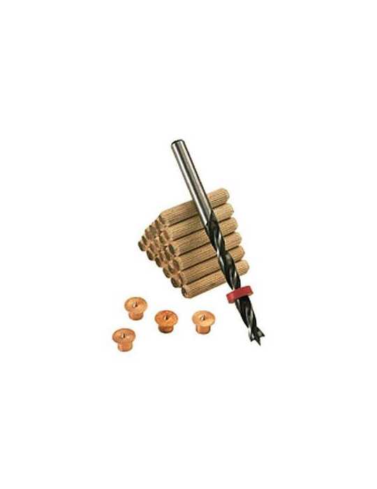 Juego Espigas 6MM 2916000 [LOTE DE 8 Unidades] WOLFCRAFT