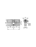 Cilindro Monoblock de 80 [LOTE DE 2 Unidades] YALE