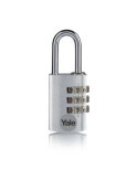Candado Combinada Aluminio 20MM Plata YE3CB/20/121/S [LOTE DE 6 Unidades] YALE