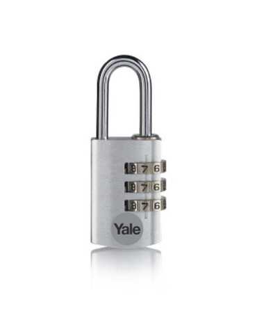 Candado Combinada Aluminio 40MM Plata YE3CB/38/131/S [LOTE DE 4 Unidades] YALE