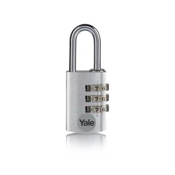 Candado Combinada Aluminio 40MM Plata YE3CB/38/131/S [LOTE DE 4 Unidades] YALE