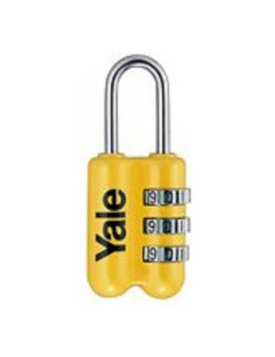 Candado Combinación Maleta Colores Mixtos [LOTE DE 6 Unidades] YALE