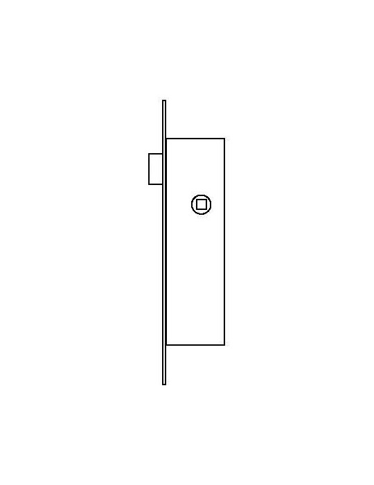 Cerradura Puerta Metálica 2215/28/AI Tesa [LOTE DE 2 Unidades] YALE