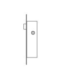 Cerradura Puerta Metálica 2215/28/AI Tesa [LOTE DE 2 Unidades] YALE