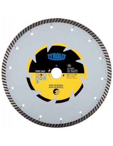 Disco de Diamante General Obra Turbo 115X2X22,23 [LOTE DE 4 Unidades] TYROLIT