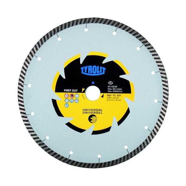 Disco Diamante General Obra ECO Turbo 125X2X22,23 [LOTE DE 4 Unidades] TYROLIT