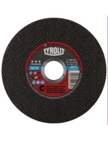 Disco Corte Inoxidable Premium 115X1.6X22.23 A46R [LOTE DE 10 Unidades] TYROLIT