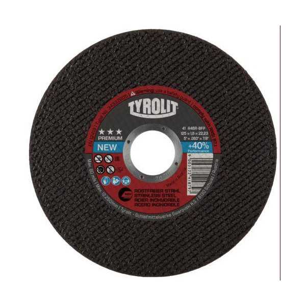 Disco Corte Inoxidable Premium 115X1.6X22.23 A46R [LOTE DE 10 Unidades] TYROLIT