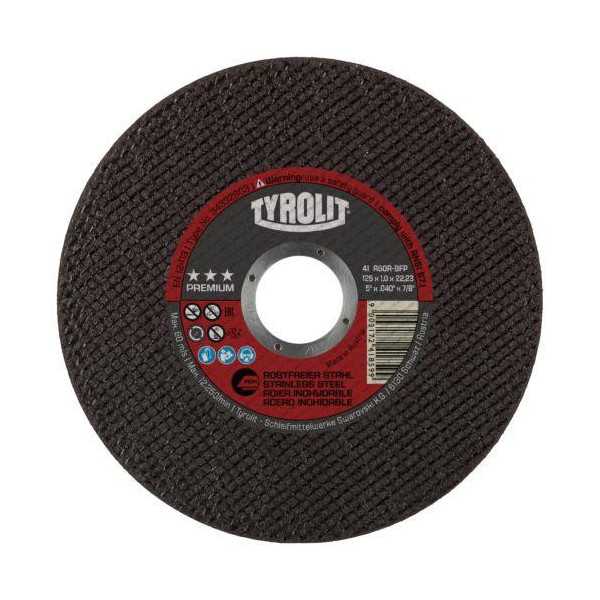 Disco Corte Plano 115X1X22.23 A60R BFP Premium [LOTE DE 10 Unidades] TYROLIT