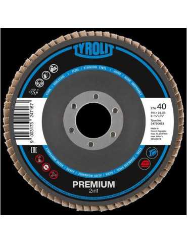 Disco Láminas 2EN1 Premium 27SLA 125X22,2 ZA40 725 [LOTE DE 6 Unidades] TYROLIT