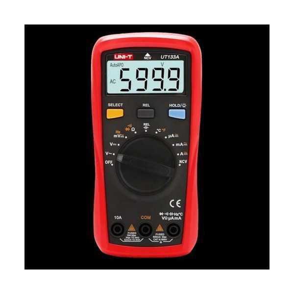 Multimetro Digital Autorango AC/DC 10A 600V UNI-T