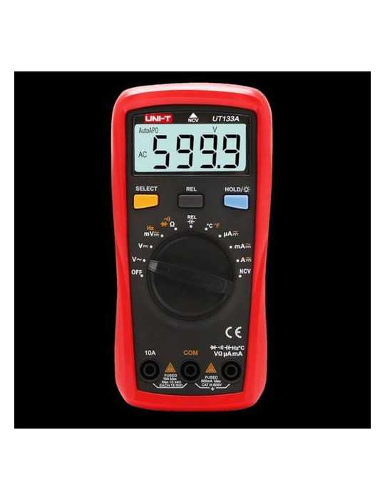Multimetro Digital Autorango AC/DC 10A 600V UNI-T