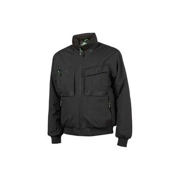 Chaqueta Bomber Trabajo Negro Carbón Kemi Talla M U-POWER