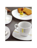 Juego 6 Tazas Cafe Green/Grey [LOTE DE 4 Unidades] UTANA
