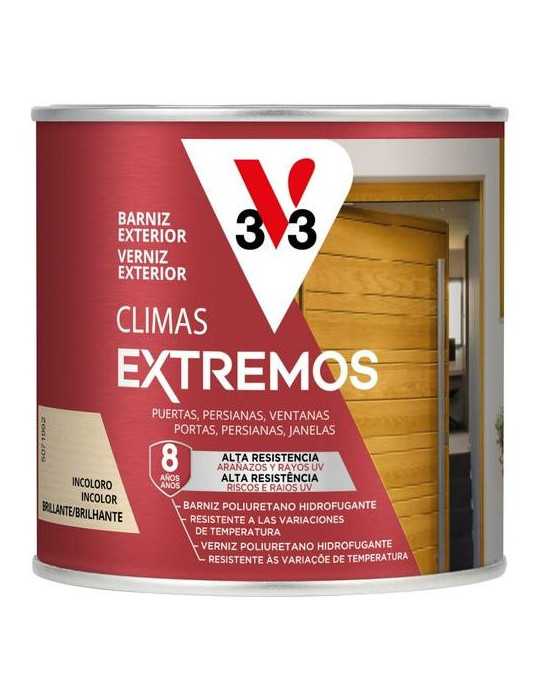 Barniz Climas Extremos Brillante Incoloro 250ML [LOTE DE 4 Unidades] V33