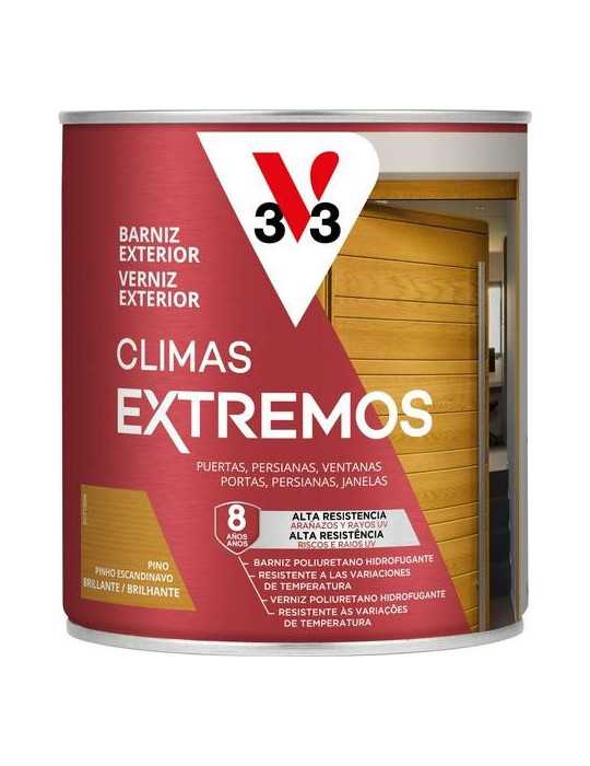 Barniz Climas Extremos Brillante Pino 750ML [LOTE DE 2 Unidades] V33