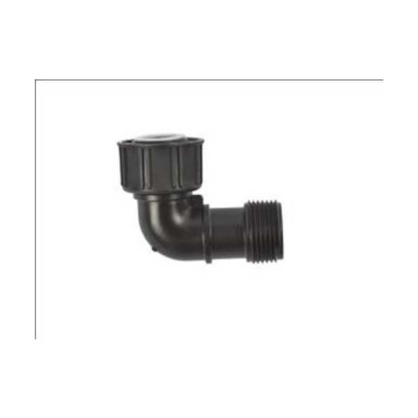 Colector PP Codo Rosca Loca 1-1-1 [LOTE DE 8 Unidades] VACUFLEX