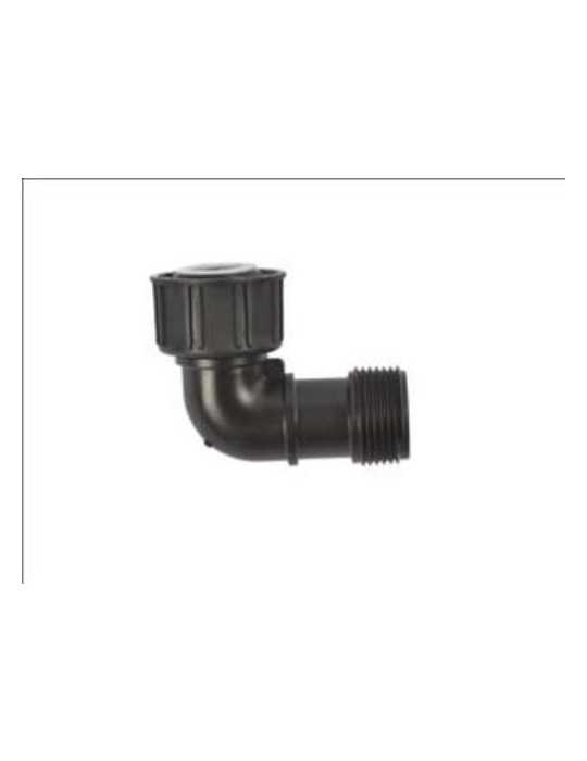 Colector PP Codo Rosca Loca 1-1-1 [LOTE DE 8 Unidades] VACUFLEX