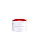 Manguito Unión 125 mm Aluminio Blanco [LOTE DE 4 Unidades] VACUFLEX