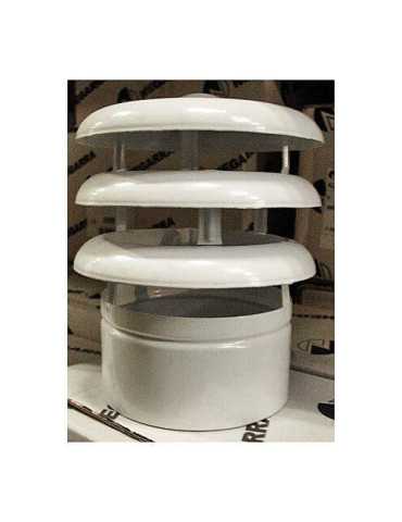 Deflector 3 Aros 125 mm Aluminio Blanco [LOTE DE 2 Unidades] VACUFLEX