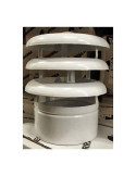 Deflector 3 Aros 125 mm Aluminio Blanco [LOTE DE 2 Unidades] VACUFLEX