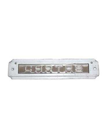 Placa Buzón 220X50 Acero Inoxidable 2104 [LOTE DE 2 Unidades] VALBRIC