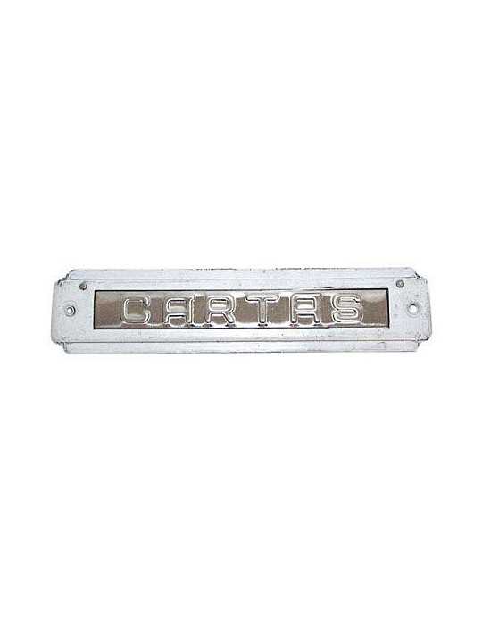 Placa Buzón 220X50 Acero Inoxidable 2104 [LOTE DE 2 Unidades] VALBRIC