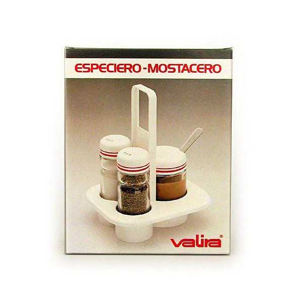 Especiero-Mostacero Blanco 2038/9 [LOTE DE 6 Unidades] VALIRA