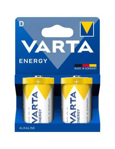 Pila Alcalina Energy LR20 (BL-2) [LOTE DE 8 Unidades] VARTA