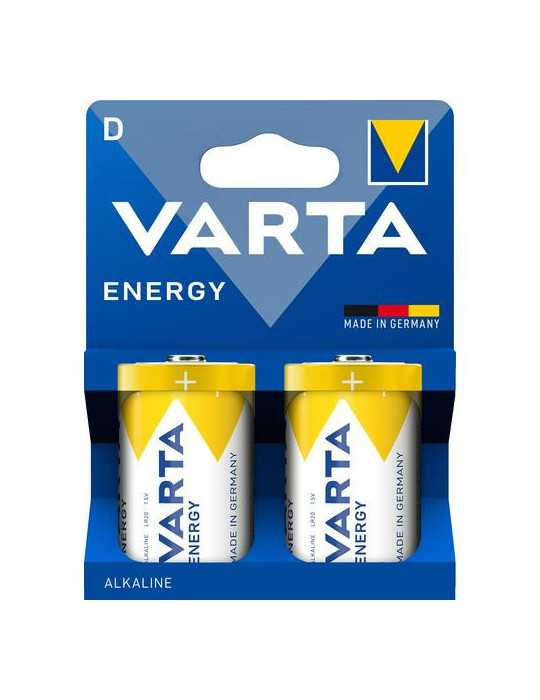 Pila Alcalina Energy LR20 (BL-2) [LOTE DE 8 Unidades] VARTA