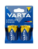 Pila Alcalina Longlife Power LR20 (BL-2) [LOTE DE 8 Unidades] VARTA