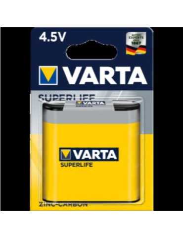 Pila Salina Superlife 3R12D (BL.-1) 2012101411 [LOTE DE 12 Unidades] VARTA