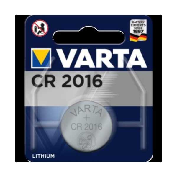 Pila Botón Litio CR2016 6016112401 [LOTE DE 28 Unidades] VARTA