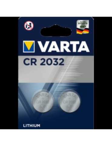 Pila Botón Litio 3V (2-Unidades) CR2032 6032101402 [LOTE DE 14 Unidades] VARTA