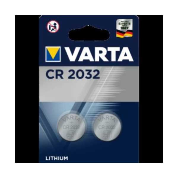 Pila Botón Litio 3V (2-Unidades) CR2032 6032101402 [LOTE DE 14 Unidades] VARTA