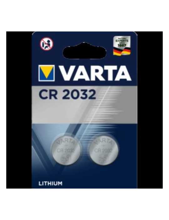 Pila Botón Litio 3V (2-Unidades) CR2032 6032101402 [LOTE DE 14 Unidades] VARTA