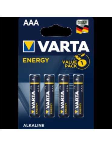 Pila Alcalina Energy LR03 (BL.-4) 04103229414 [LOTE DE 16 Unidades] VARTA